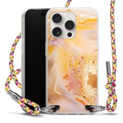 New Carry Case Transparent Stoff colourful/silber