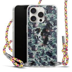 New Carry Case Transparent Stoff colourful/silber