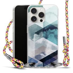 New Carry Case Transparent Stoff colourful/silber