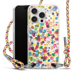 New Carry Case Transparent Stoff colourful/silber