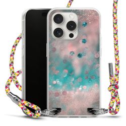 New Carry Case Transparent Stoff colourful/silber