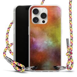 New Carry Case Transparent Stoff colourful/silber