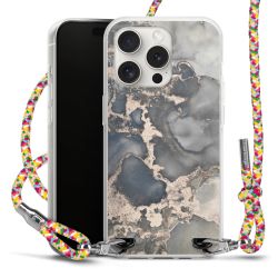 New Carry Case Transparent Stoff colourful/silber