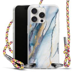 New Carry Case Transparent Stoff colourful/silber