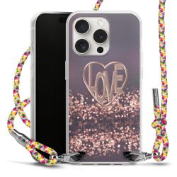 New Carry Case Transparent Stoff colourful/silber