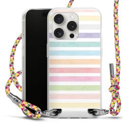 New Carry Case Transparent Stoff colourful/silber