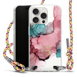 New Carry Case Transparent Stoff colourful/silber