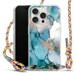 New Carry Case Transparent Stoff colourful/silber