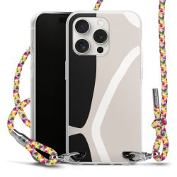 New Carry Case Transparent Stoff colourful/silber