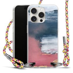 New Carry Case Transparent Stoff colourful/silber