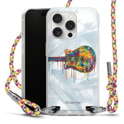 New Carry Case Transparent Stoff colourful/silber