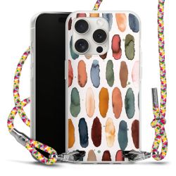 New Carry Case Transparent Stoff colourful/silber