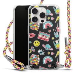 Carry Case Transparent Fabric colourful