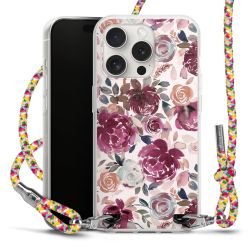 New Carry Case Transparent Stoff colourful/silber