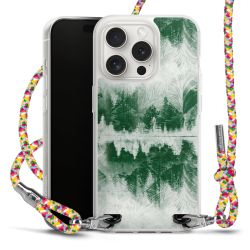 New Carry Case Transparent Stoff colourful/silber