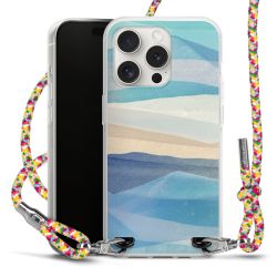 New Carry Case Transparent Stoff colourful/silber