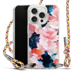 New Carry Case Transparent Stoff colourful/silber