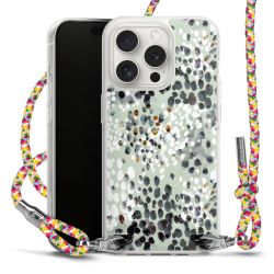 New Carry Case Transparent Stoff colourful/silber