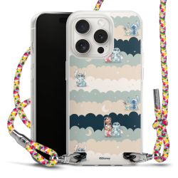 New Carry Case Transparent Stoff colourful/silber