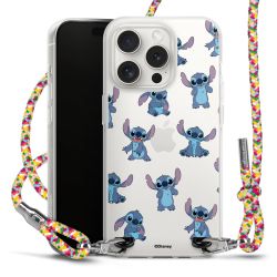 New Carry Case Transparent Stoff colourful/silber