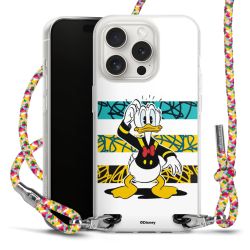 New Carry Case Transparent Stoff colourful/silber