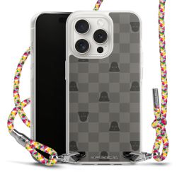 New Carry Case Transparent Stoff colourful/silber