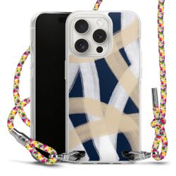 New Carry Case Transparent Stoff colourful/silber