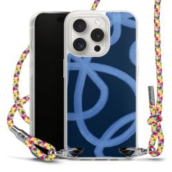 New Carry Case Transparent Stoff colourful/silber