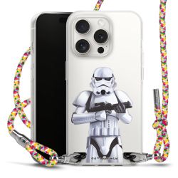 New Carry Case Transparent Stoff colourful/silber