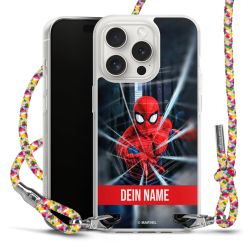 New Carry Case Transparent Stoff colourful/silber