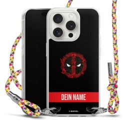 New Carry Case Transparent Stoff colourful/silber