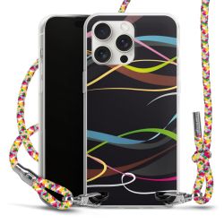 New Carry Case Transparent Stoff colourful/silber