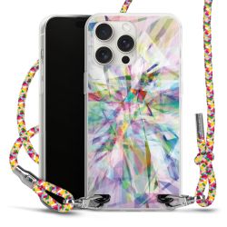 New Carry Case Transparent Stoff colourful/silber