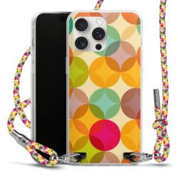 New Carry Case Transparent Stoff colourful/silber