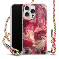 New Carry Case Transparent Stoff colourful/silber