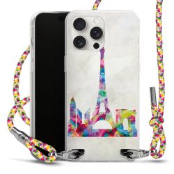 Carry Case Transparent Fabric colourful