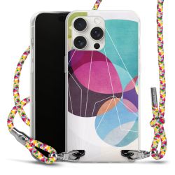 Carry Case Transparent Fabric colourful