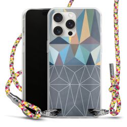 New Carry Case Transparent Stoff colourful/silber