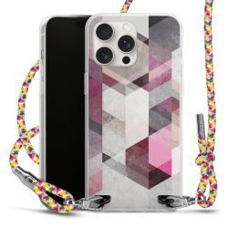 New Carry Case Transparent Stoff colourful/silber