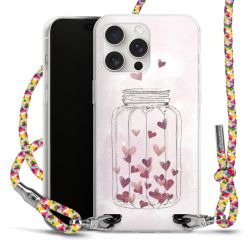 New Carry Case Transparent Stoff colourful/silber