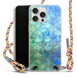 New Carry Case Transparent Stoff colourful/silber