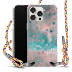 New Carry Case Transparent Stoff colourful/silber