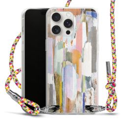 New Carry Case Transparent Stoff colourful/silber