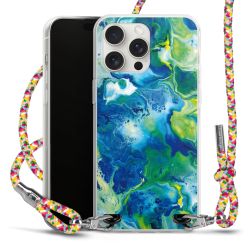 New Carry Case Transparent Stoff colourful/silber