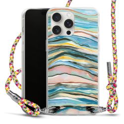 Carry Case Transparent Fabric colourful