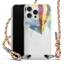 New Carry Case Transparent Stoff colourful/silber