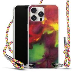 New Carry Case Transparent Stoff colourful/silber