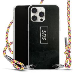 New Carry Case Transparent Stoff colourful/silber