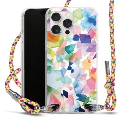 Carry Case Transparent Fabric colourful