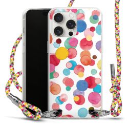 Carry Case Transparent Fabric colourful